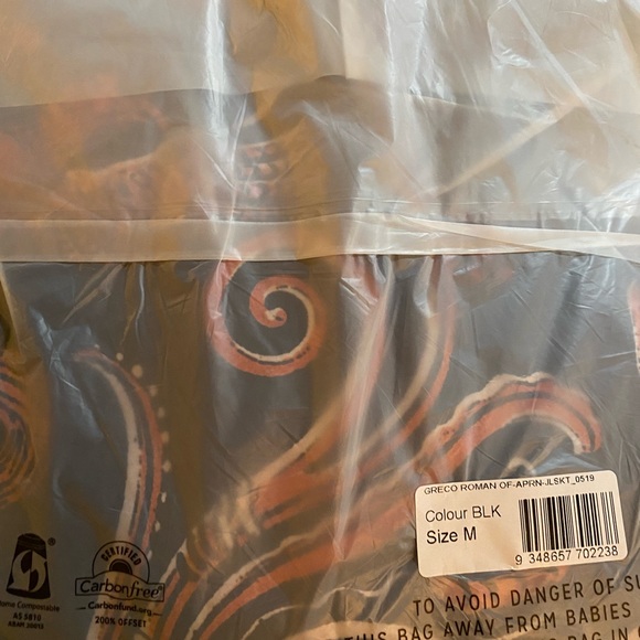 Blackmilk “GREEK ORNAMENT APRON DRESS” Size Medium M NWT Dress or Skirt - Picture 14 of 16